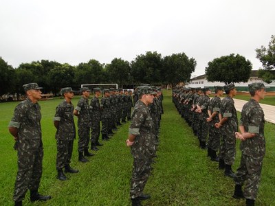 Cerimônia de matricula Tiro de Guerra 05-009