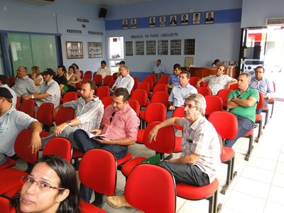 Debate sobre Plano Municipal de Saneamento Básico.