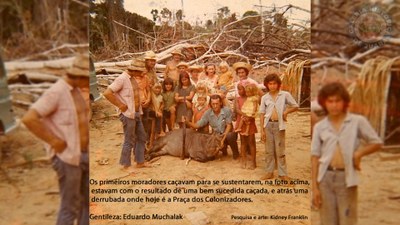 Caçada dos primeiros moradores - 1973