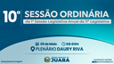 10ª Sessão Ordinária acontecerá nesta segunda-feira (05); confira a pauta