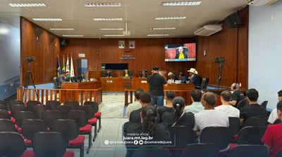 13ª Sessão Ordinária: Câmara de Juara aprecia projetos orçamentários, requerimentos de fiscalização e homenagens ao esporte local.