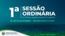 1ª Sessão Ordinária de 2024 acontecerá na próxima segunda-feira; confira a pauta