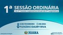 1ª Sessão Ordinária de 2026 acontecerá nesta segunda-feira (2); confira a pauta