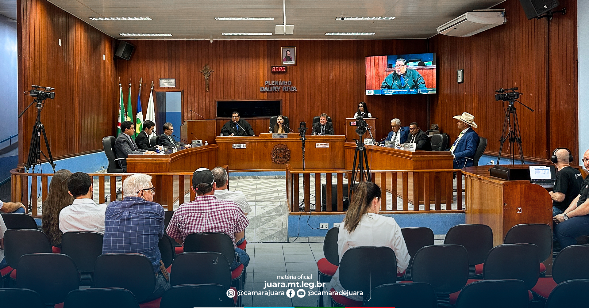 21ª Sessão Ordinária: Homenagens marcam os trabalhos da Câmara de Juara nesta segunda-feira