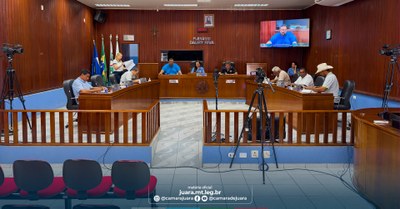 2ª Sessão Extraordinária de 2026 é realizada pela Câmara Municipal de Juara