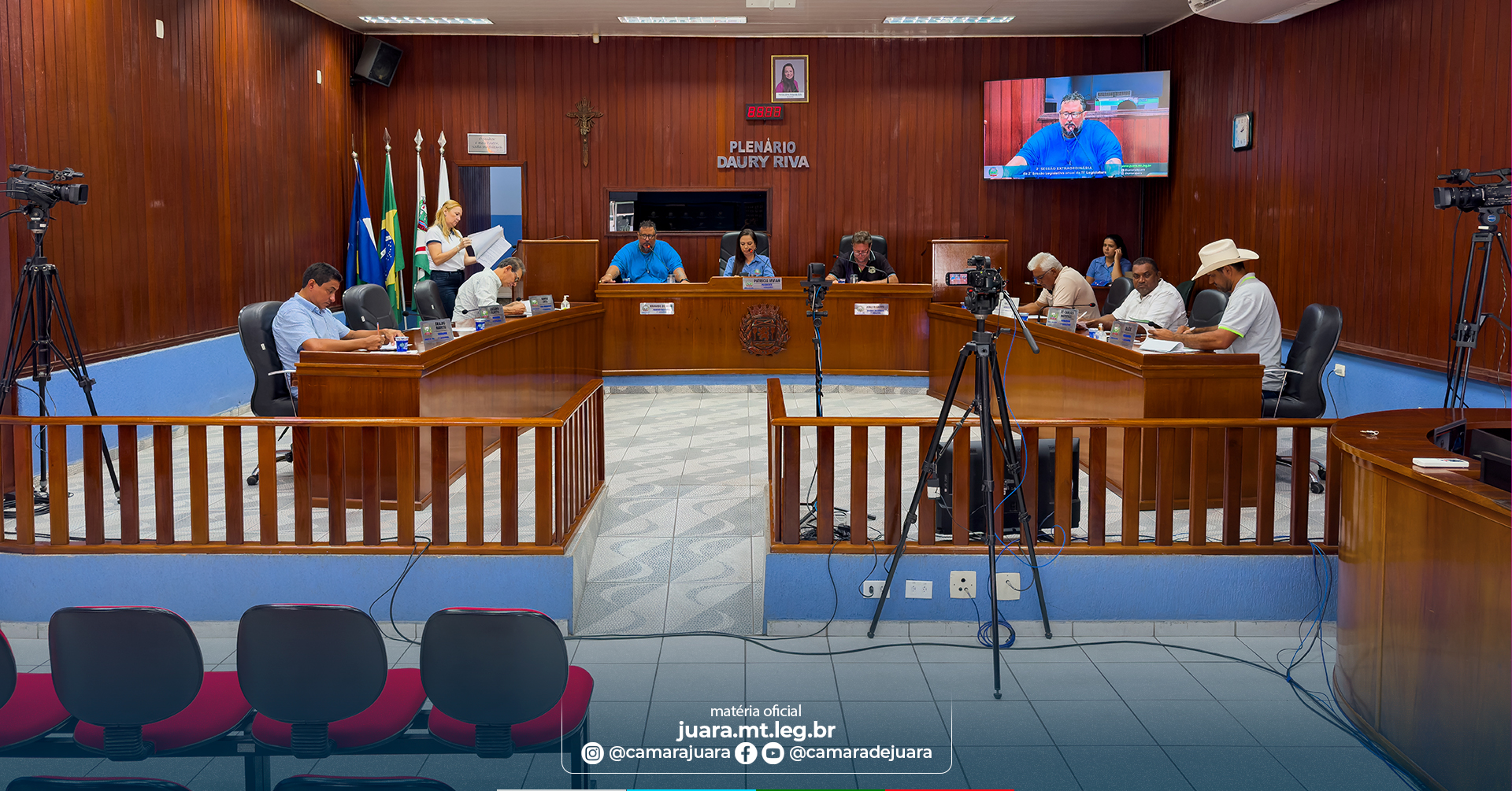 2ª Sessão Extraordinária de 2026 é realizada pela Câmara Municipal de Juara