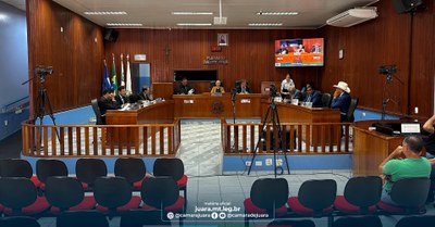Orçamento, educação e infraestrutura entram em debate na 2ª Sessão Ordinária da Câmara de Juara