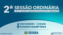 2ª Sessão Ordinária de 2026 acontecerá nesta segunda-feira (9); confira a pauta