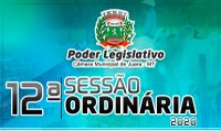Acontece hoje às 19h30 a 12ª Sessão Ordinária do Poder Legislativo Juarense. Participe pela live no Facebook.