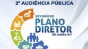 Acontecerá na quinta-feira, 11 de agosto de 2022 às 19h a 2ª Audiência Pública para revisão do Plano Diretor Acontecerá na quinta-feira, 11 de agosto de 2022 às 19h a 2ª Audiência Pública para revisão do Plano Diretor