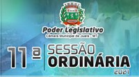Acontecerá nesta segunda-feira 10 de maio às 19h30 a 11ª Sessão Ordinária do Poder Legislativo Juarense