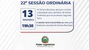 Acontecerá nesta segunda-feira 13 de setembro às 19h30 a 22ª Sessão Ordinária do Poder Legislativo Juarense Acontecerá nesta segunda-feira 13 de setembro às 19h30 a 22ª Sessão Ordinária do Poder Legislativo Juarense