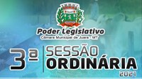 Acontecerá nesta segunda-feira 22 de fevereiro às 19h30 a 3ª Sessão Ordinária do Poder Legislativo Juarense.