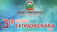 Acontecerá nesta segunda-feira 22 de março às 16h00 a 3ª Sessão Extraordinária do Poder Legislativo Juarense