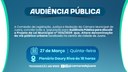 Audiência Pública discutirá alteração de denominação de via urbana nesta quinta-feira