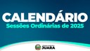 Câmara aprova Calendário das Sessões Ordinárias de 2025