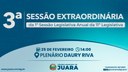 Câmara de Juara realizará 3ª Sessão Extraordinária nessa terça-feira; confira a pauta