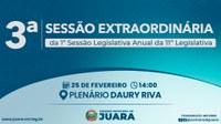 Câmara de Juara realizará 3ª Sessão Extraordinária nessa terça-feira; confira a pauta
