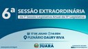 Câmara de Juara realizará 6ª Sessão Extraordinária nessa quinta-feira (17)