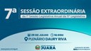 Câmara de Juara realizará 7ª Sessão Extraordinária nessa terça-feira (29)