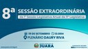 Câmara de Juara realizará 8ª Sessão Extraordinária nessa sexta-feira (19)