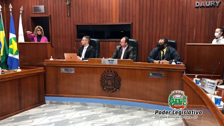 Câmara Municipal de Juara realizou duas sessões na noite da última segunda-feira 01 de agosto de 2022