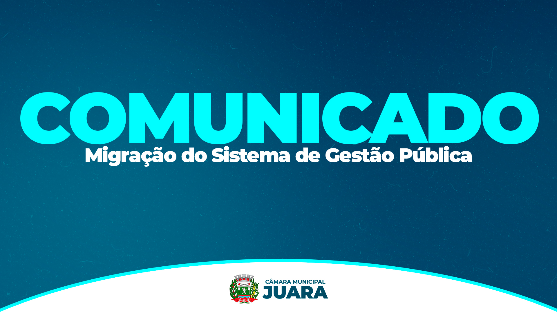 Comunicado: Migração do Sistema de Gestão Pública