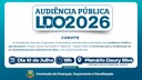 Convite: Audiência Pública para debater a Lei de Diretrizes Orçamentárias de 2026