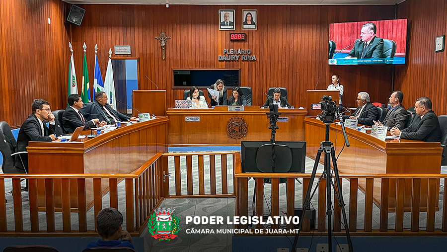 Duas Sessões foram realizadas no plenário da Câmara Municipal de Juara na última segunda-feira (06)