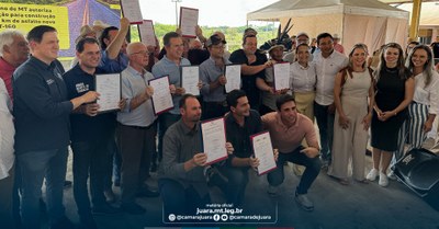 Governador Mauro Mendes visita Juara e anuncia mais de R$ 145 milhões em investimentos