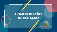 Homologação da licitação na modalidade carta convite nº 002/2020.