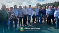 Legislativo Municipal acompanha visita do Governador Mauro Mendes à Juara