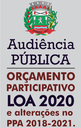 Nesta quarta-feira, 11/12/2019 têm Audiência Pública para tratar da LOA/2020.