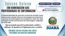 Poder Legislativo de Juara celebrará o Dia Internacional da Enfermagem com Sessão Solene na próxima segunda-feira Poder Legislativo de Juara celebrará o Dia Internacional da Enfermagem com Sessão Solene na próxima segunda-feira