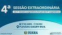 Poder Legislativo realizará a 4ª Sessão Extraordinária nesta quinta-feira (17)