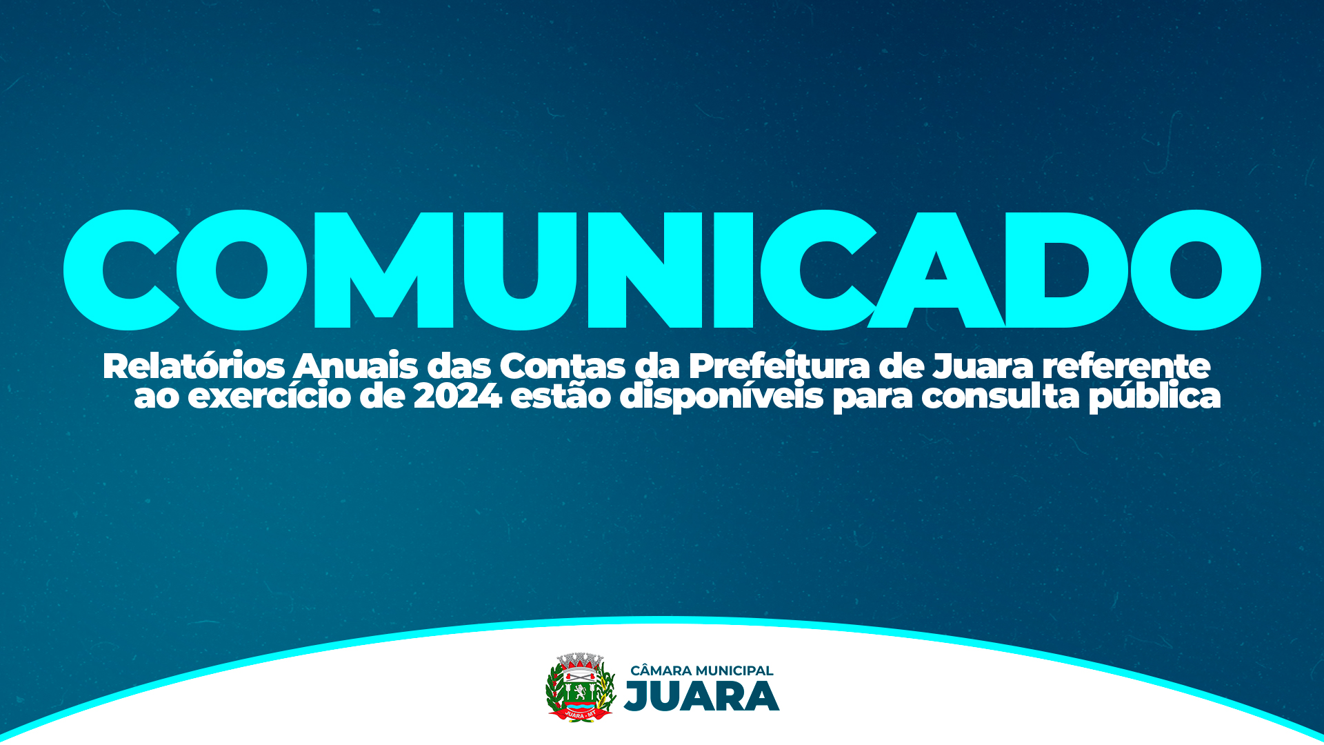  Relatórios Anuais das Contas da Prefeitura de Juara referente ao exercício de 2024 estão disponíveis para consulta pública