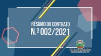 Resumo do Contrato N.º 002/2021