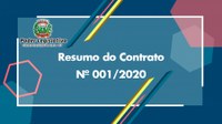 Resumo do Contrato Nº 001/2020