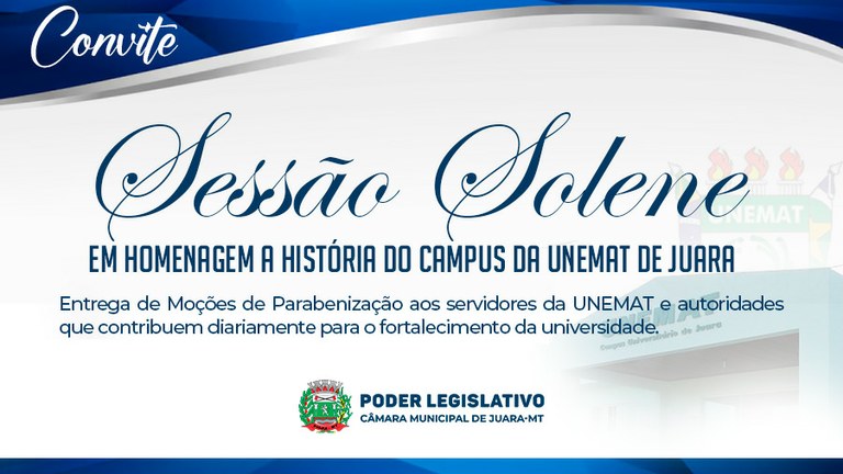 Sessão Solene em homenagem à história do Campus da Unemat de Juara acontecerá nesta quinta-feira