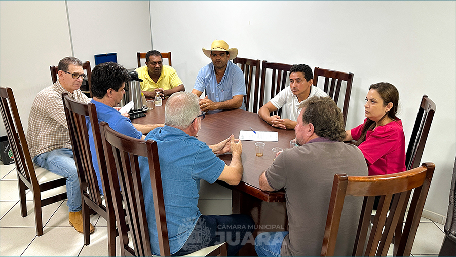 Durante reunião, Poder Executivo apresenta projeto que prevê multas e taxas para terrenos sujos em Juara