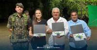 Vereadores de Juara recebem diploma “Amigo do TG” durante solenidade de 29 anos do Tiro de Guerra