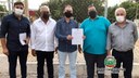 Vereadores e prefeito assinaram convenio de R$ 465,366,30 da SECEL/MT para realização de decoração natalina em Juara Vereadores e prefeito assinaram convenio de R$ 465,366,30 da SECEL/MT para realização de decoração natalina em Juara
