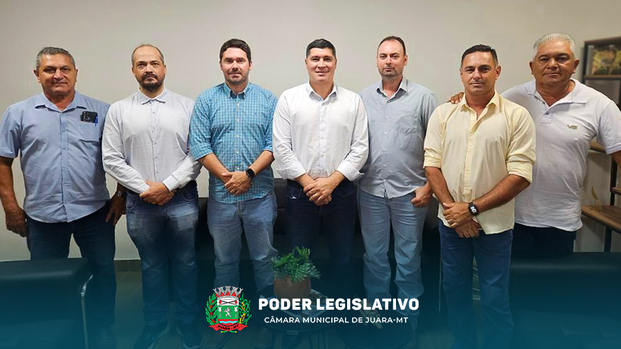 Vereadores participam de reunião com Secretário de Estado de Agricultura Familiar em Cuiabá