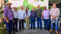 Vereadores, Prefeito e Vice-prefeito de Juara participam da Abertura Nacional da Colheita da Soja em Santa Carmem