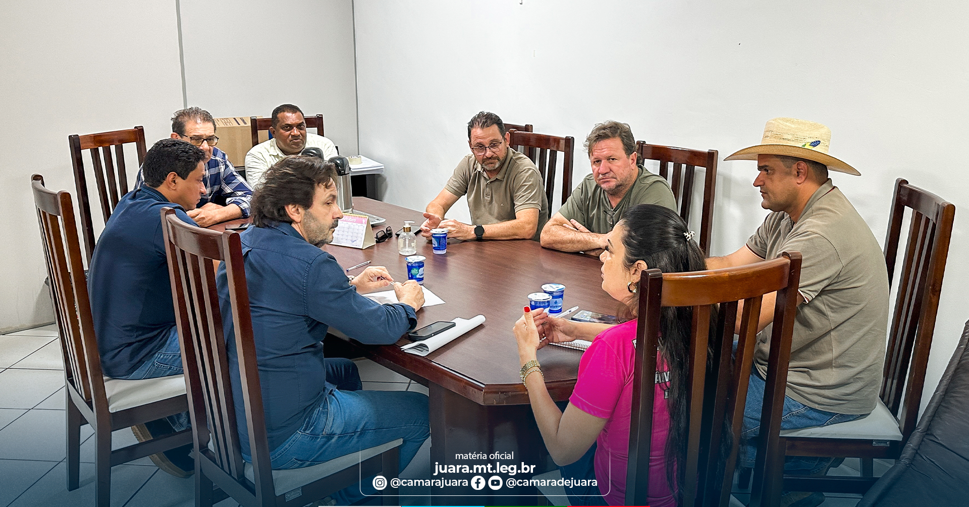 Câmara de Juara e Águas de Juara discutem melhorias na prestação de serviços; reunião aconteceu nesta quinta-feira (9)